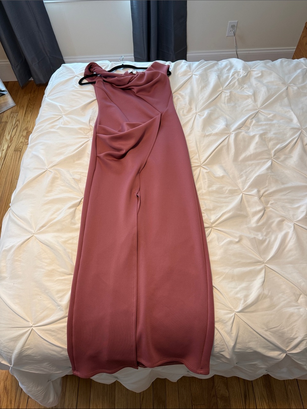 ASOS Rose-Mauve Midi Dress